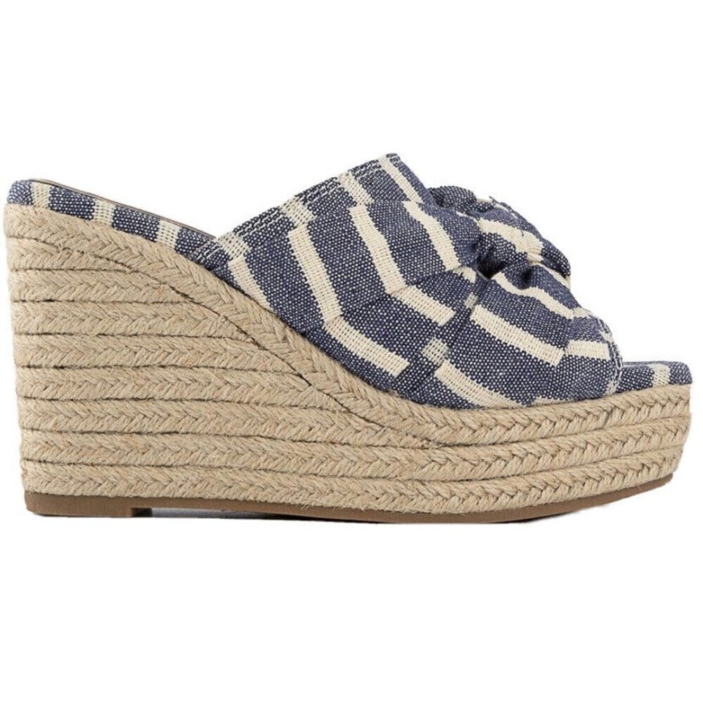 LONDON FOG Women's Heidi Espadrille Platform Wedge Sandals Size 9.5M - Picture 2 of 6